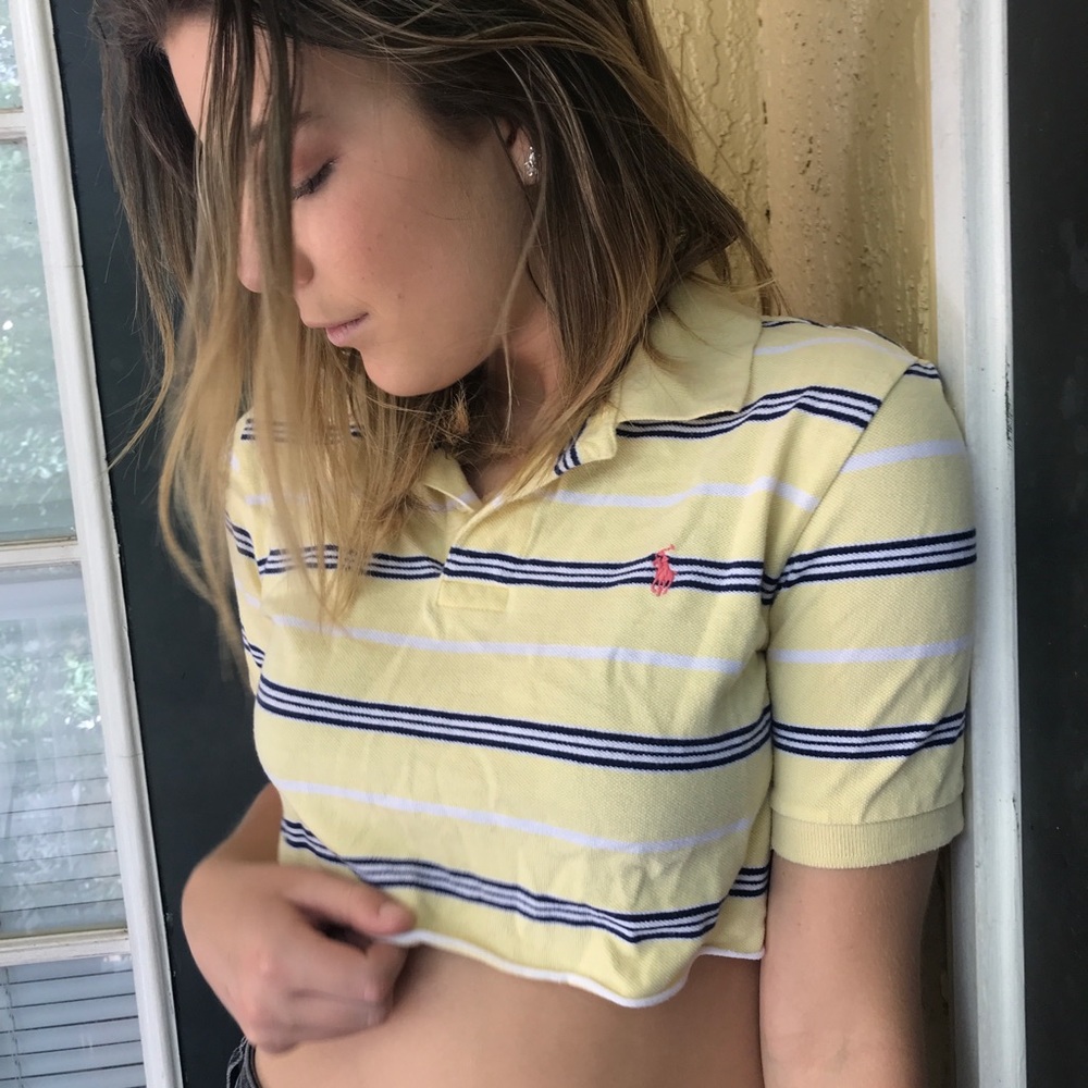 RALPH LAUREN CROP TOP
